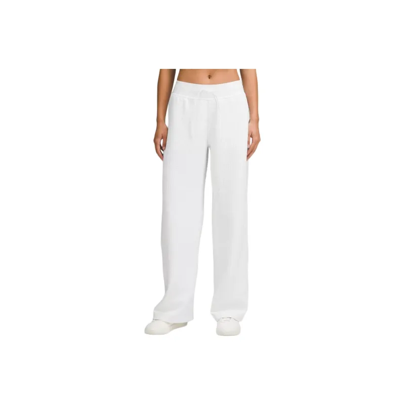 Lululemon TexturedHigh-Rise Wide-Leg Track Pant Regular Casual Pants Women's-3
