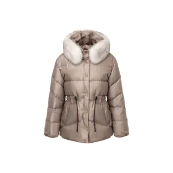 GUESS Down Jacket Women's Champagne Gold