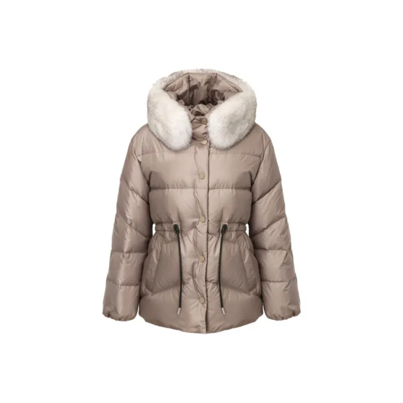 GUESS Down Jacket Women's Champagne Gold-0