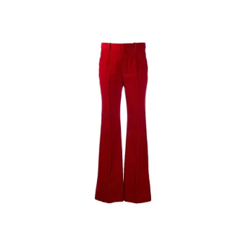 SAINT LAURENT Casual Pants Women's Red