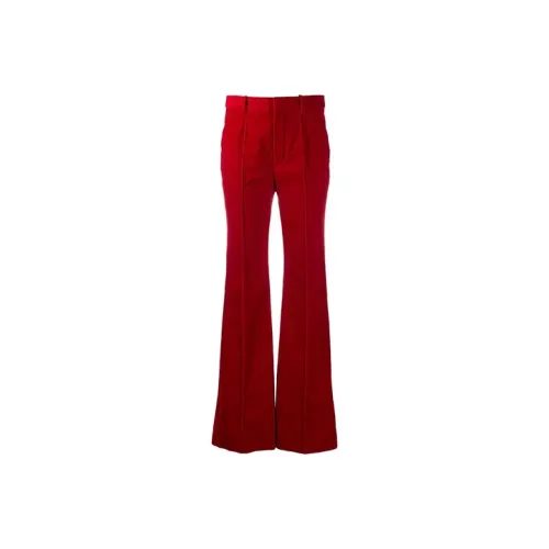 SAINT LAURENT Casual Pants Women's Red