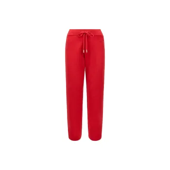 Moncler SS24 Year Of The Dragon Collection Casual Pants Women's Red