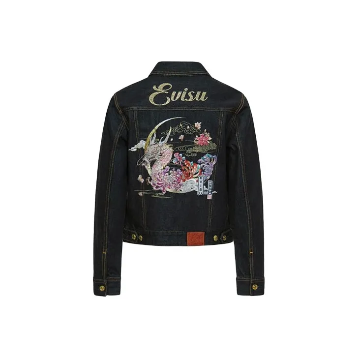 EVISU Denim Jackets Women's Denim Blue-0