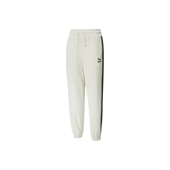 PUMA CLASSICS Knitted Sports Pants Women's Smoke Gray