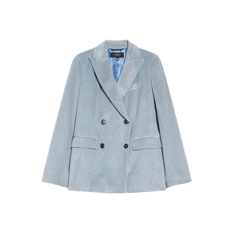 WEEKEND MaxMara Business Suits Coats Women's Sky Blue-0