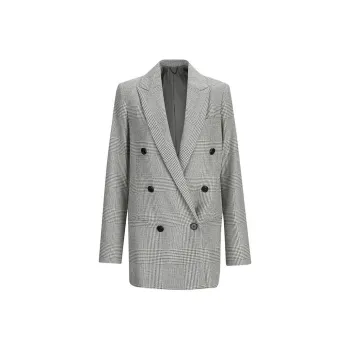ALLSAINTS Business Suits Women's Light Gray