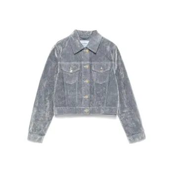 CASABLANCA Long Sleeved Peach Denim Jacket