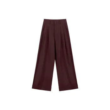 Migu Casual Pants Women's Burgundy