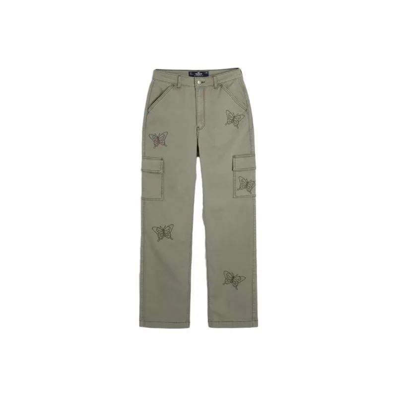Hollister Casual Pants Women's Olive Green-0