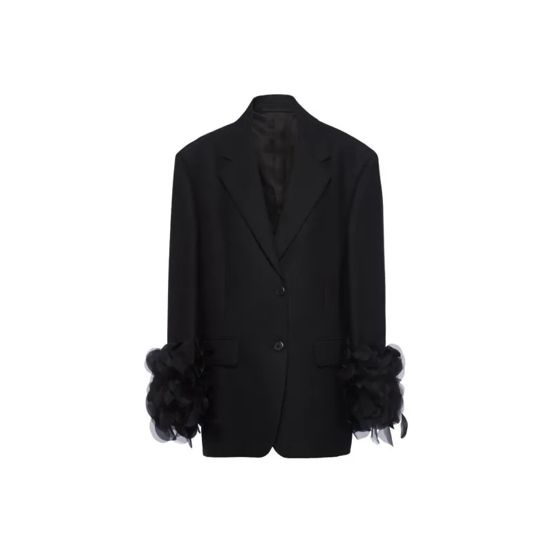PRADA Single Breasted Long Sleeved Blazer-0