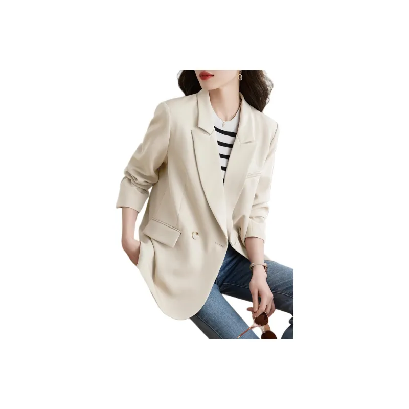 TERRE BLEUE Business Suit Women's Khaki-11