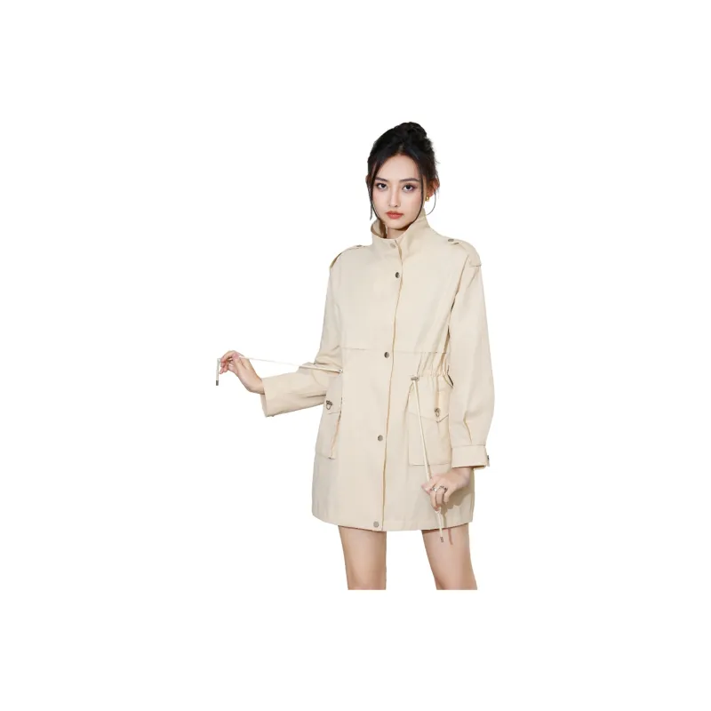 SMEN Trench Coats Women's-10