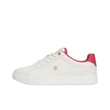 Tommy Hilfiger Essential TH Low Top Skateboard Shoes Women's White
