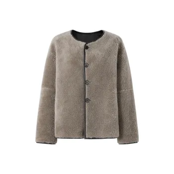JZ Juzui FW23 Coat Women's Plain Black