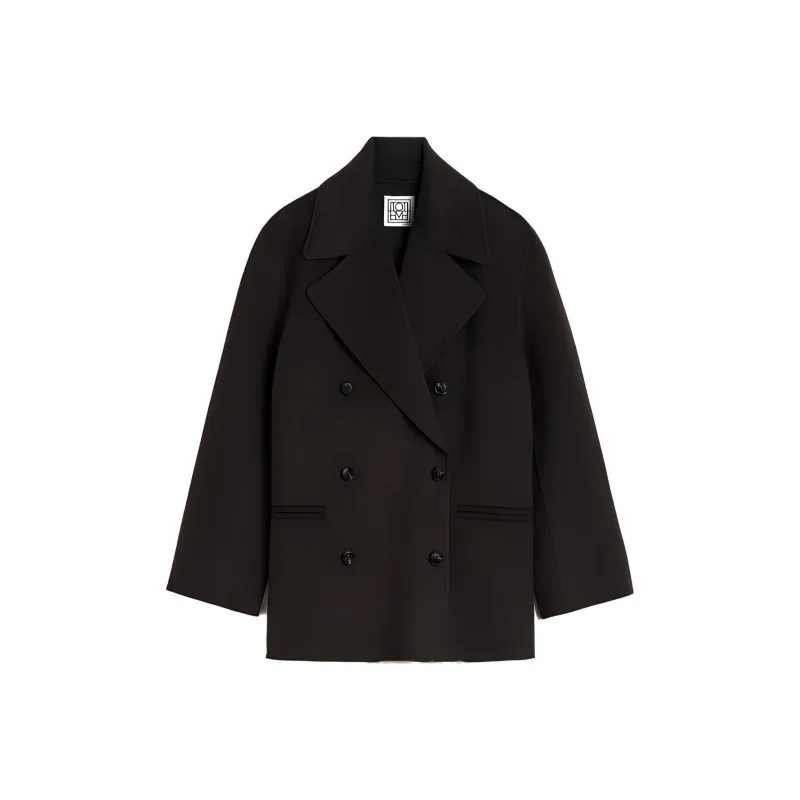 TOTEME Double breasted Wool Coat-0