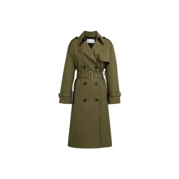 COACH FW23 Trench Coat Women's Green
