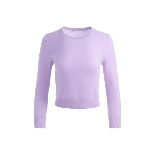 ALICE+OLIVIA Cashmere Sweater Women's Dark Purple Lilac