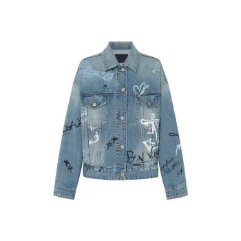 MO&CO Denim Jackets Women's Blue
