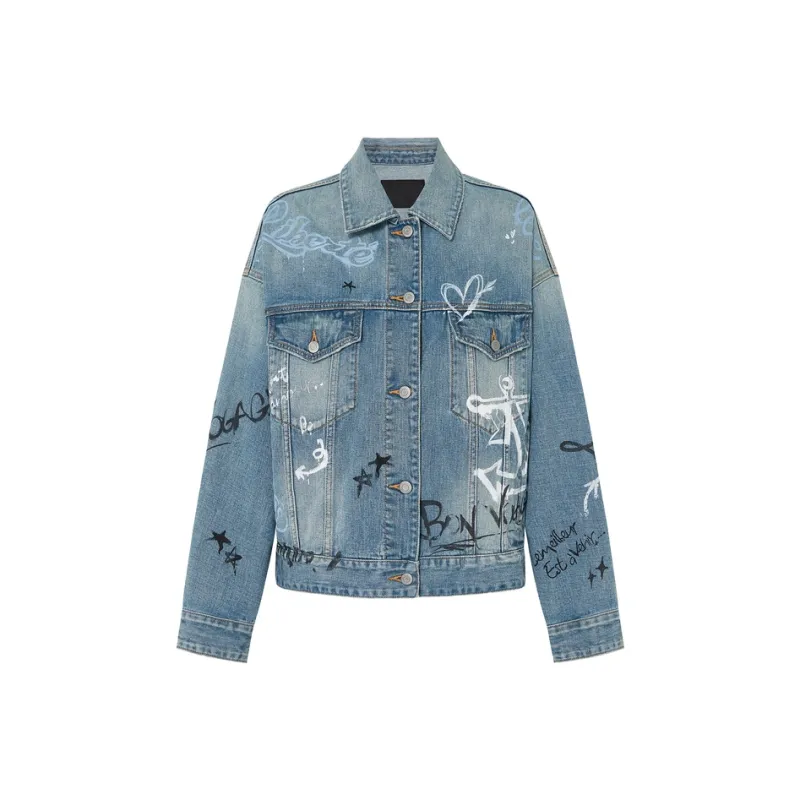 MO&CO Denim Jackets Women's Blue-0
