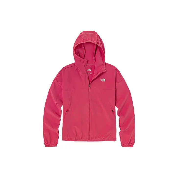 THE NORTH FACE Breathable, Waterproof, And UV Protection Sun Protection Clothing Women's Rose Red-0