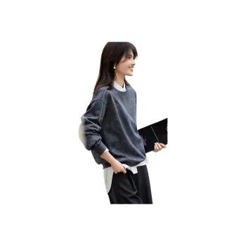 XWI Sweatshirt Women's Blended Blue
