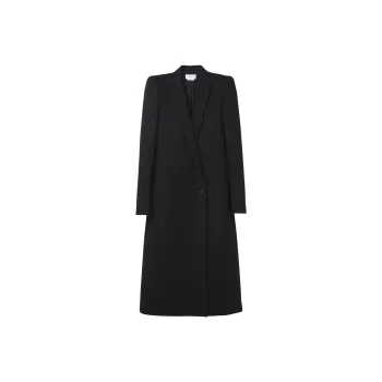 Alexander McQueen Stacked Shoulder Tailored Coat