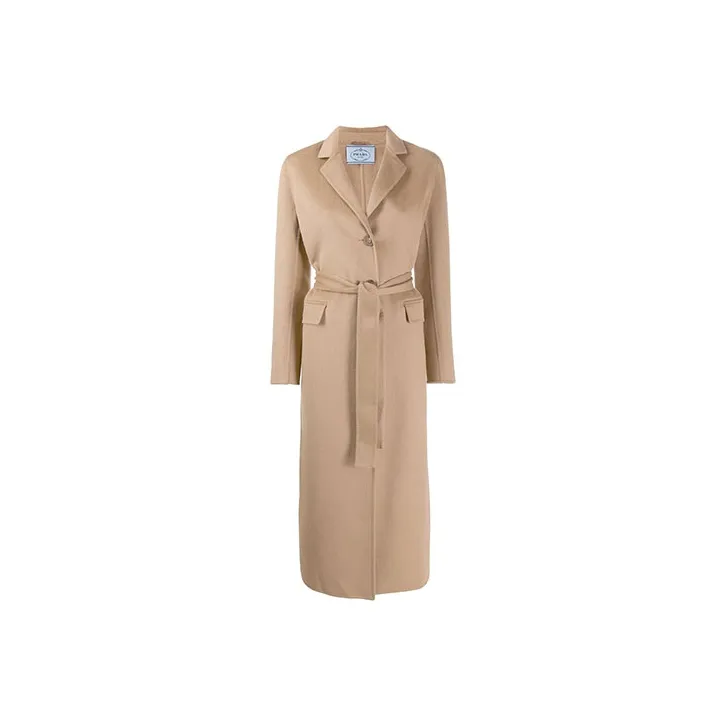 PRADA Velvet Jackets Women's Brown-0