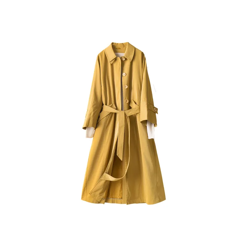 H YXIANG Trench Coats Women's-1