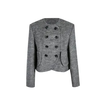 Self Who Coat Women's Industrial Gray