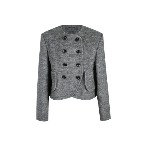 Self Who Coat Women's Industrial Gray