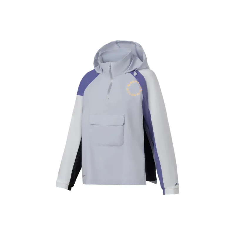 LINING Running Collection Trench Coats Women's Light Frost Blue-0