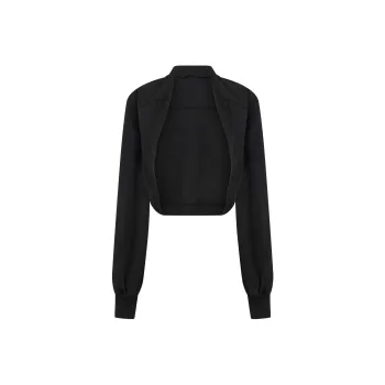 LORNA JANE Warm Up Shrug Cropped Coats Women's Black