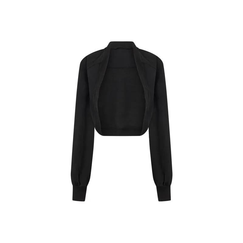 LORNA JANE Warm Up Shrug Cropped Coats Women's Black-0