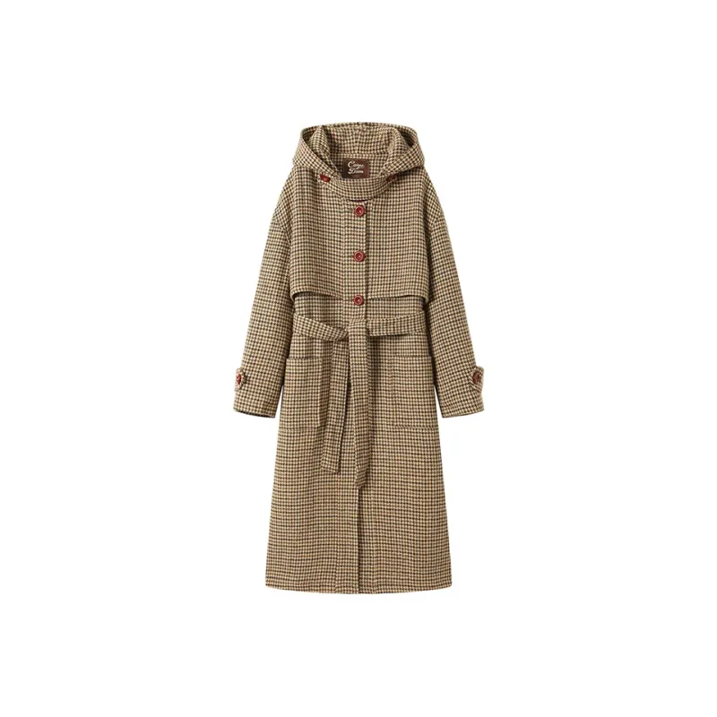 GREEN BELT Coats Women's Hazelnut Brown-0