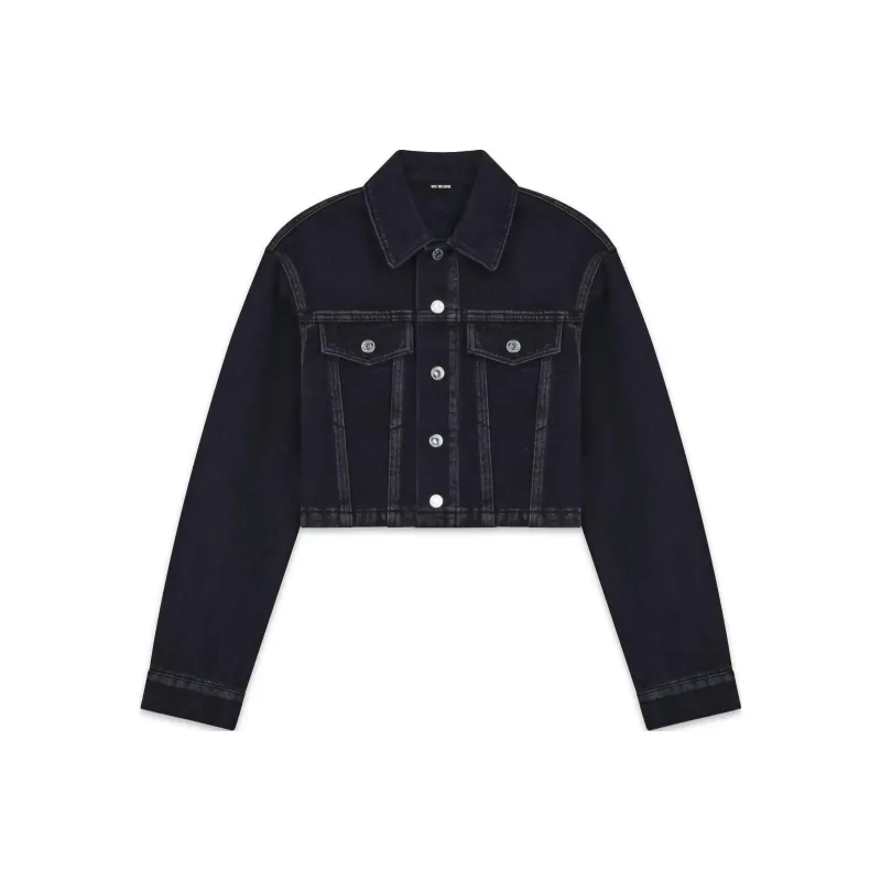 WE11DONE Denim Jackets Women's Black-0