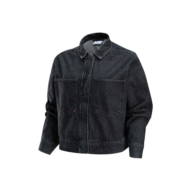Nike Denim Jacket Women's Black-0