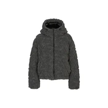 FENDI Puffer Jackets Women's Gray