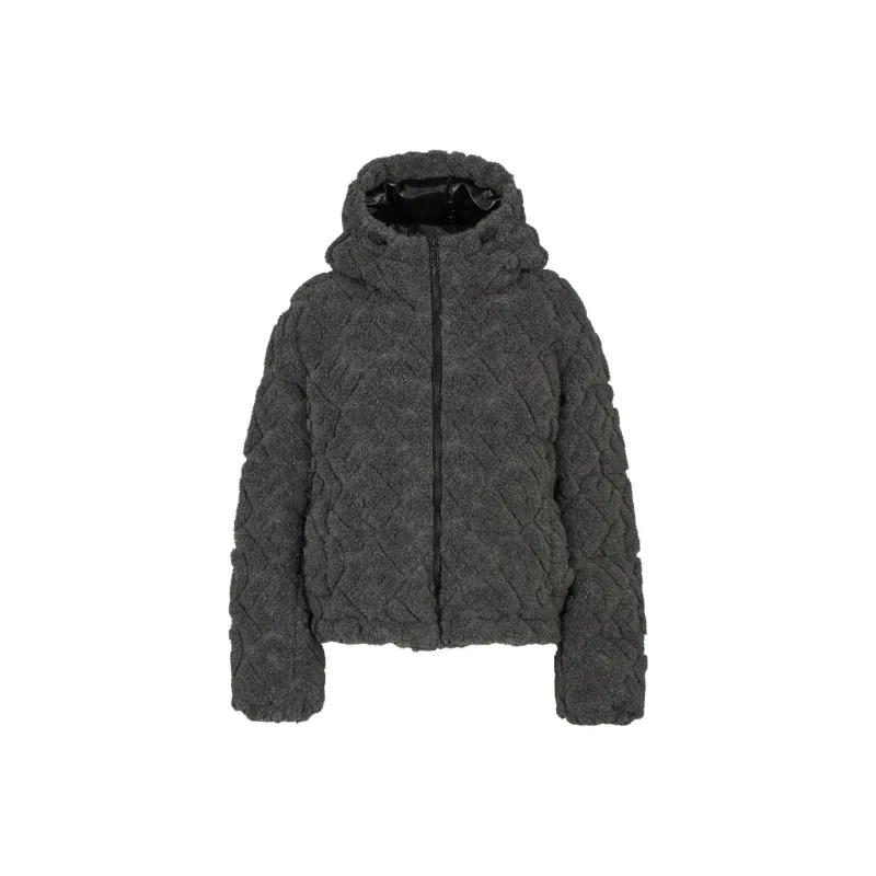 FENDI Puffer Jackets Women's Gray-0
