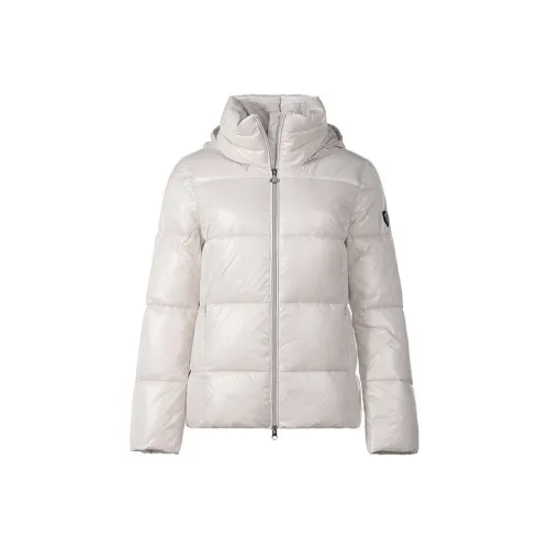 EMPORIO ARMANI Puffer Jacket Winter Women's Beige Yellow