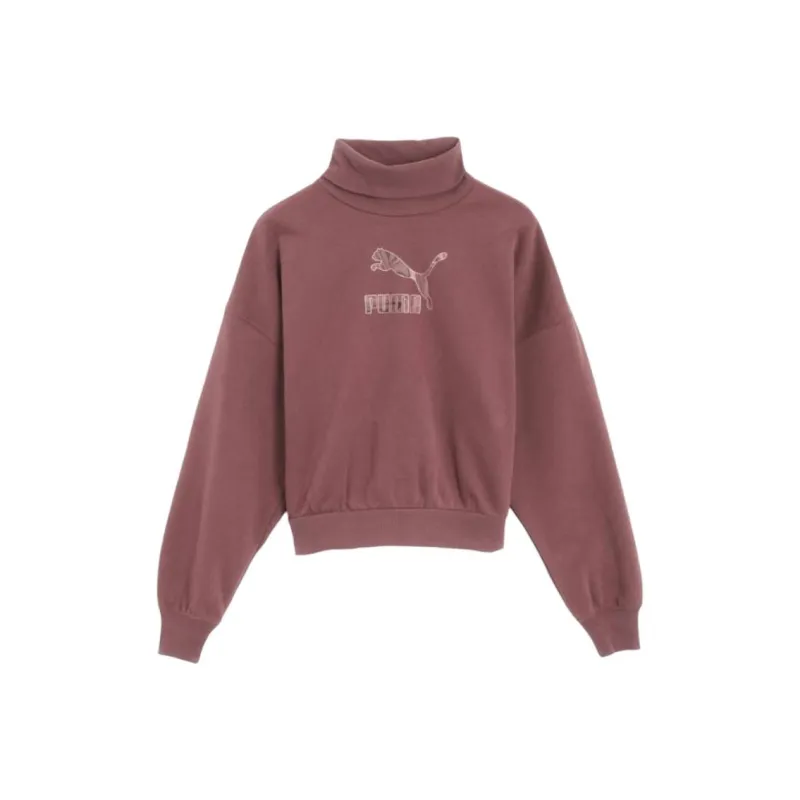 PUMA Sweatshirts Women's Red-0