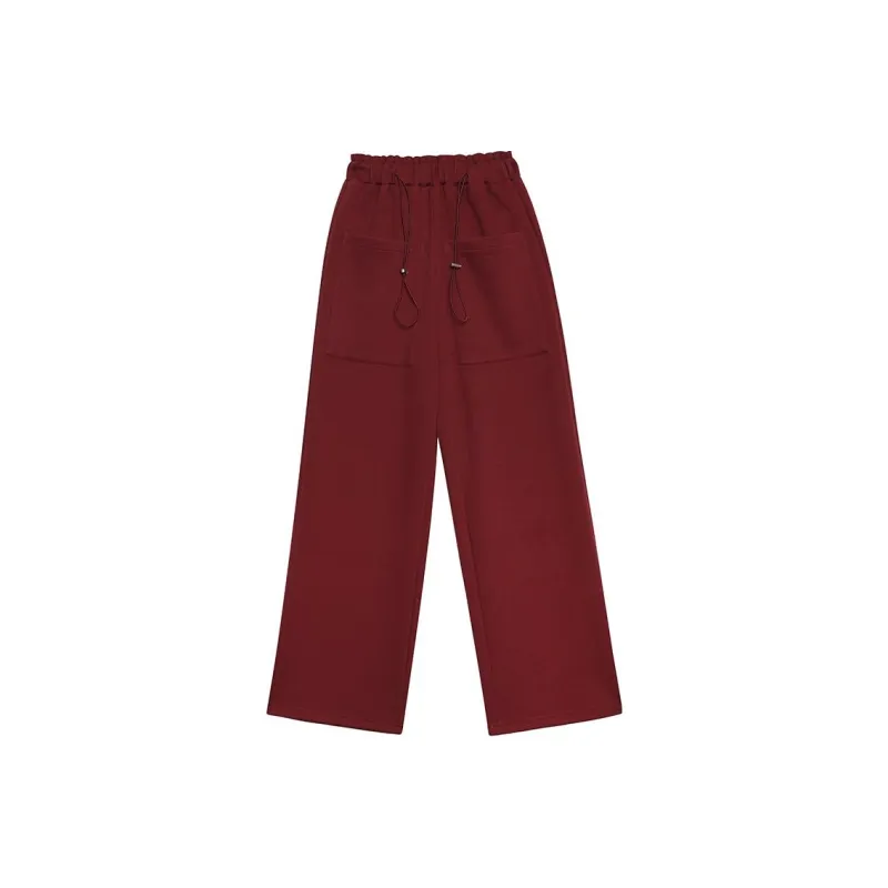 PAPERLLL Wide Leg Thickened Pants Women's-2