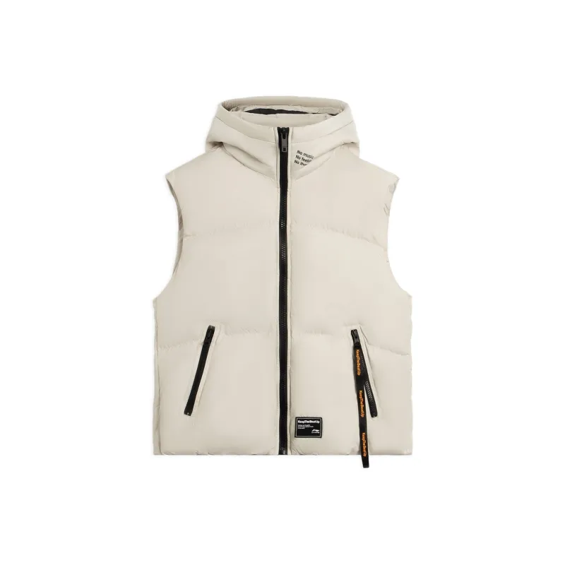 LINING Sports Fashion Collection Vests Women's Cloud Rain Gray-0
