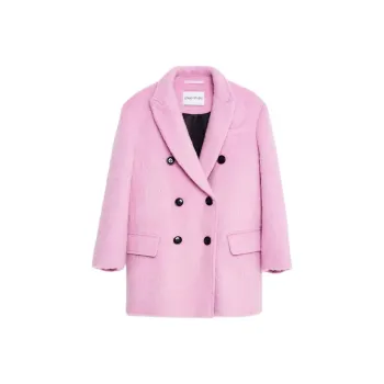 STAND STUDIO Esme Brushed Double-breasted Coat