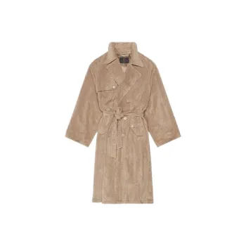 Balenciaga Tie Waisted Midi Coat