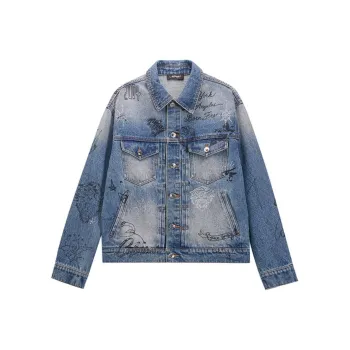 Ed Hardy FW24 Denim Jacket Women's Indigo