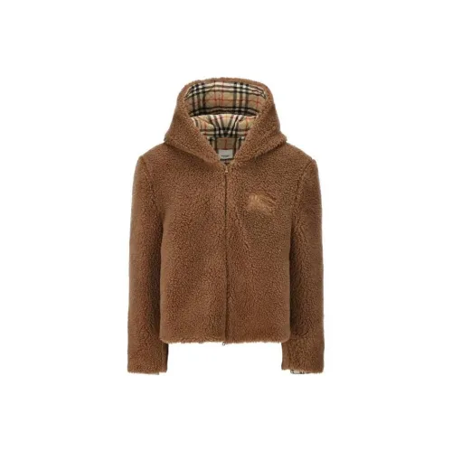 Burberry Velvet feel Coat Women's Brown