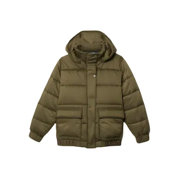 Sandro Puffer Jacket Women's Khaki