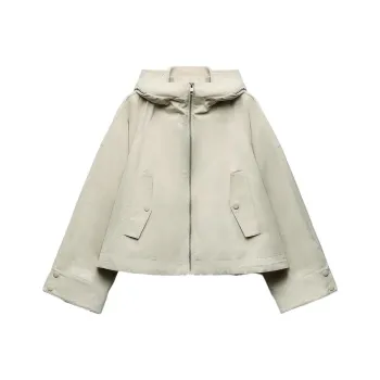 ZARA Cropped Coats Women's White