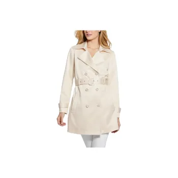 GUESS Trench Coat Women's Vanilla Blush