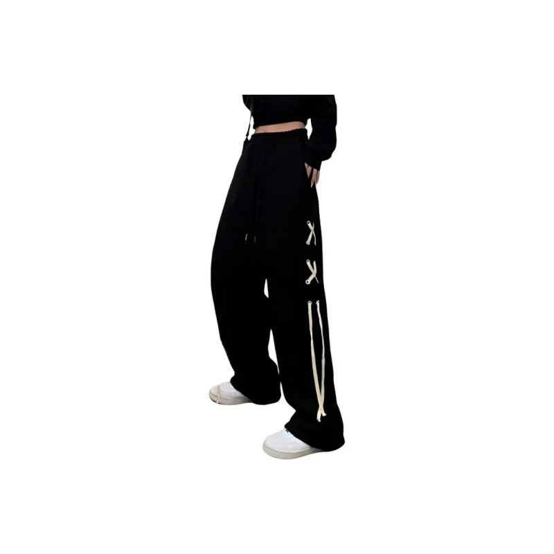 EOEI SS24 Casual Pants Women's Black-0